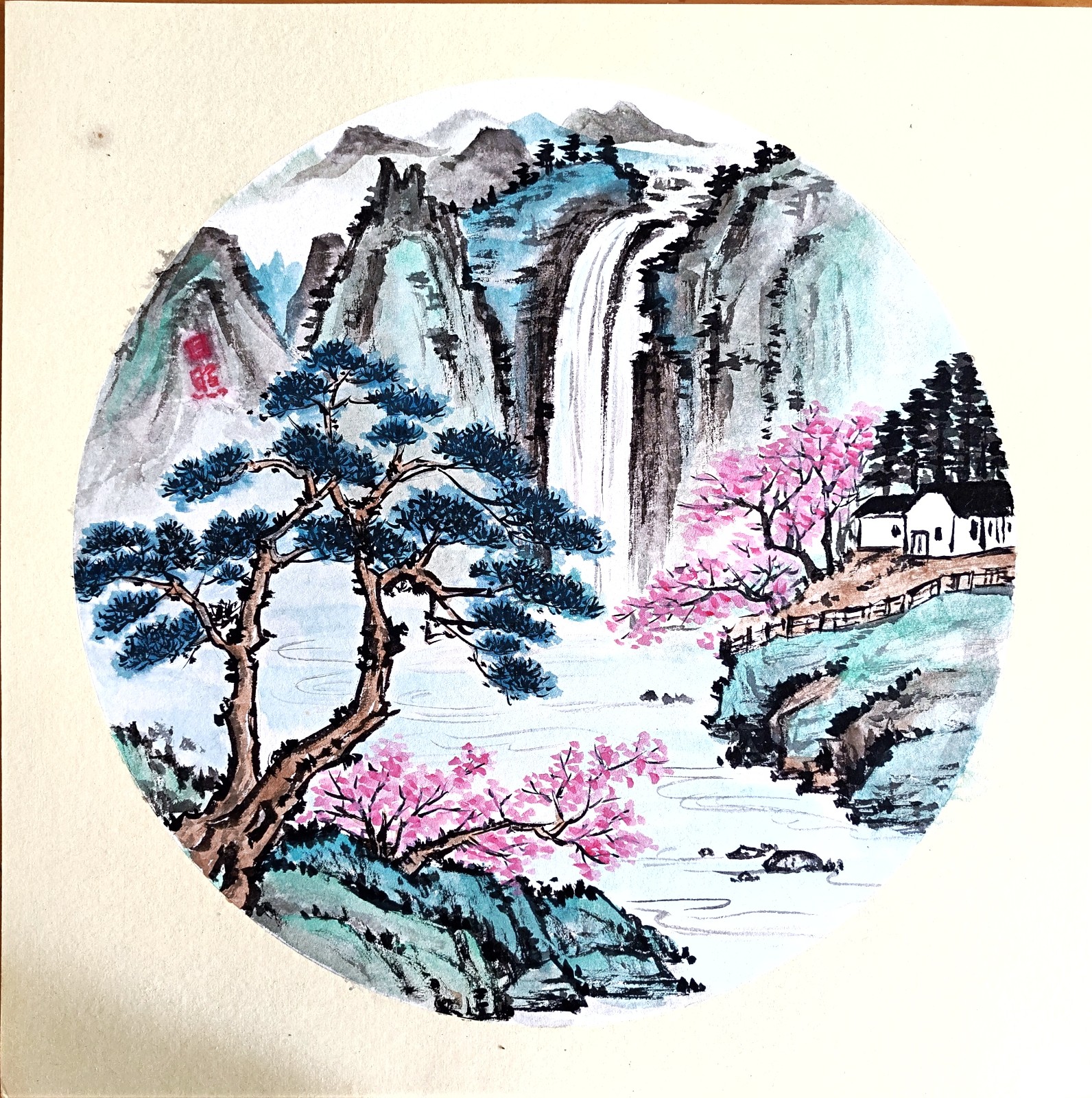 國畫作品《春日》.jpg