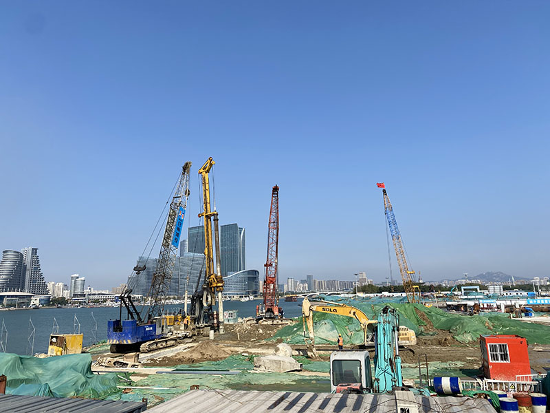 項目建設施工忙